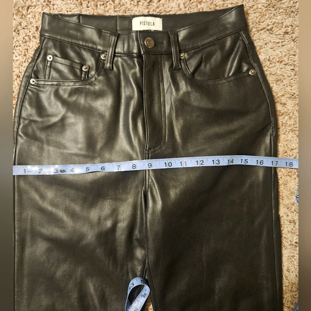 REVOLVE Cassie Super High Straight Pant in Black - Picture 6 of 9